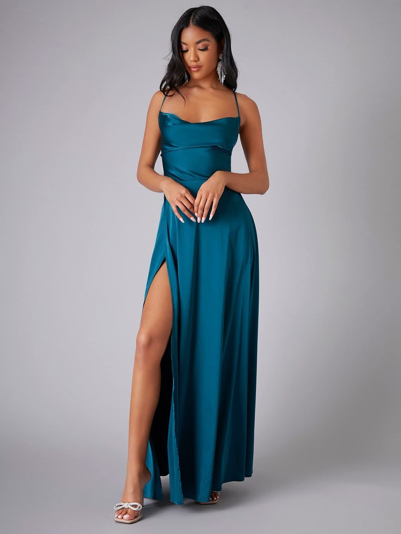 Slim Fit Backless Waist-tight Dress