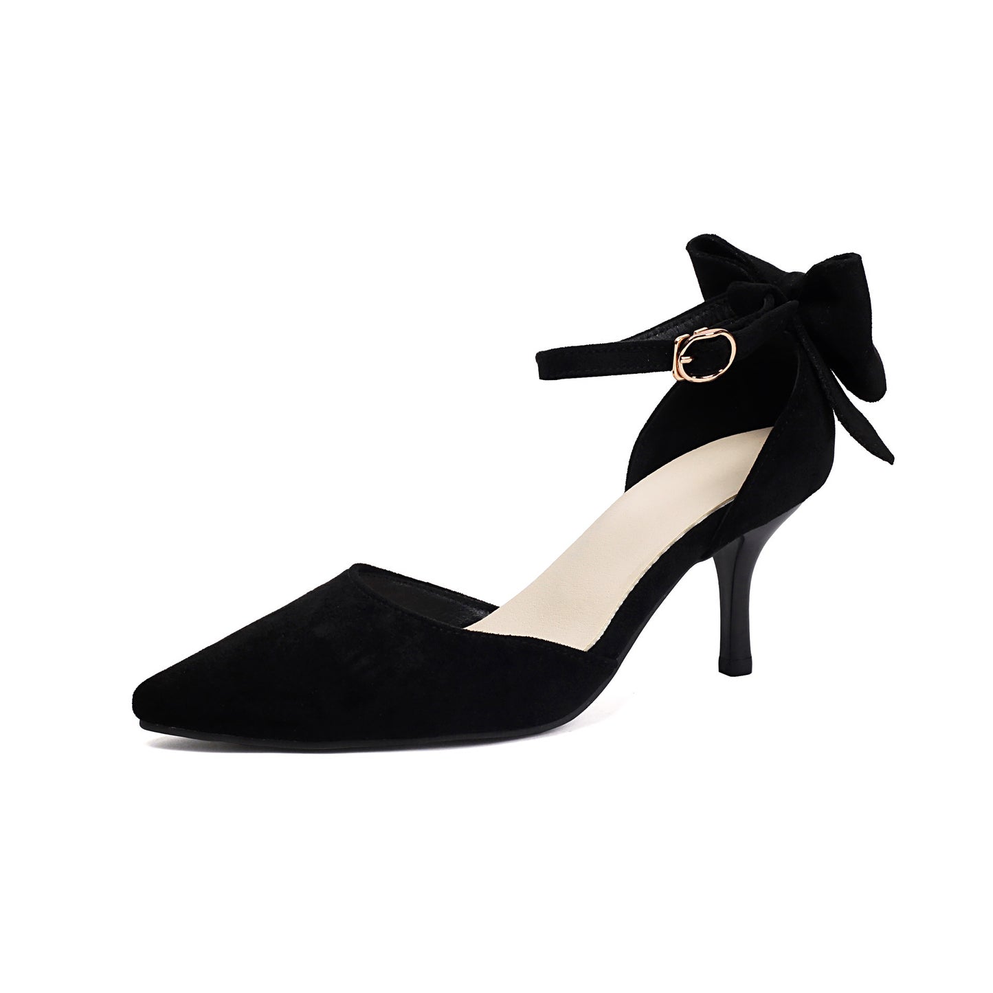 Pointed-toe Bowknot High Heels