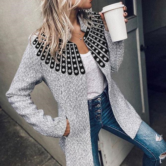 Thick short woolen coat