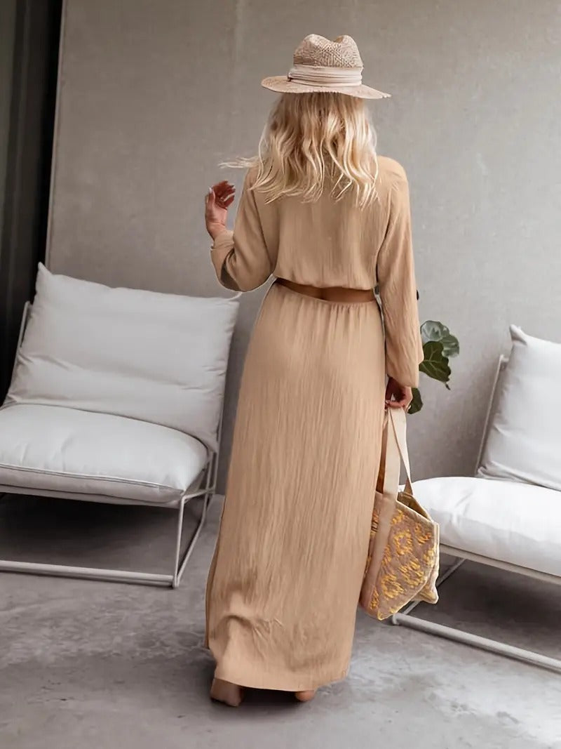 Ladies' Elegant Vacation Long Dress - M Chic Boutique