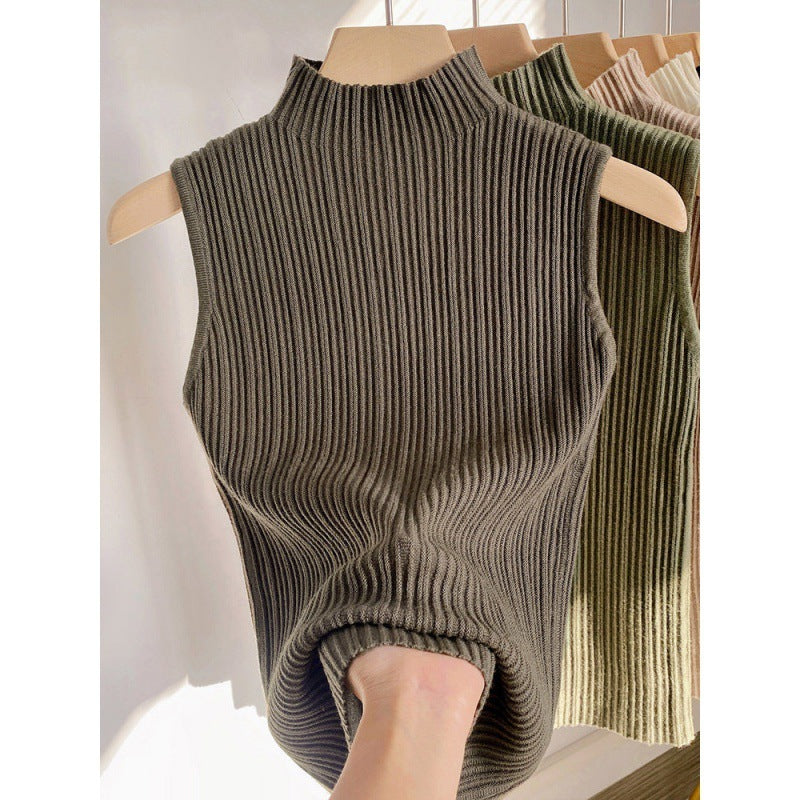 Turtleneck Knitted Top