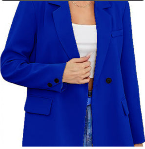 Solid Color Casual Suit Short Jacket - M Chic Boutique