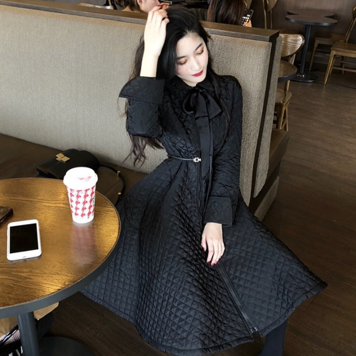 Long-sleeved cotton coat from M Chic Boutique, featuring a stylish design and comfortable fit, perfect for layering.