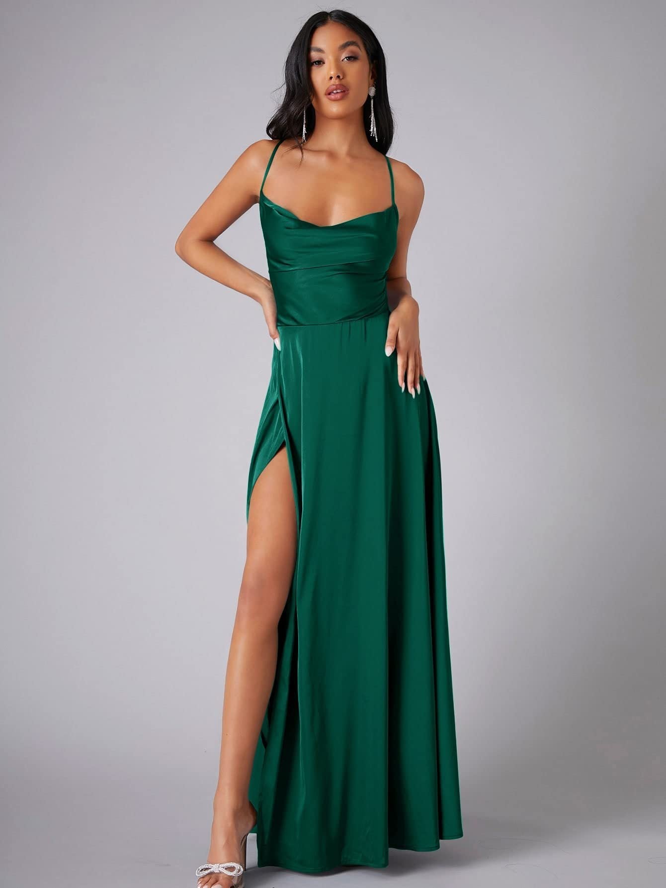 Slim Fit Backless Waist-tight Dress