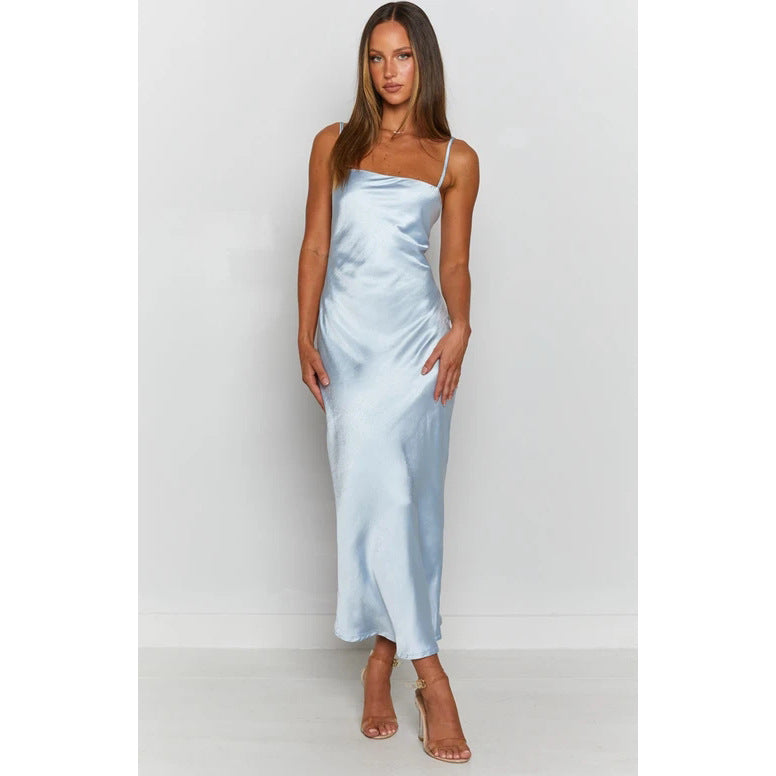 Socialite Style Slim-fit Sexy Back Lace-up Dress