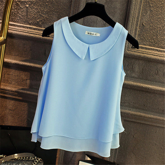 Sleeveless Office Shirt