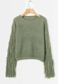Fluffy sweater