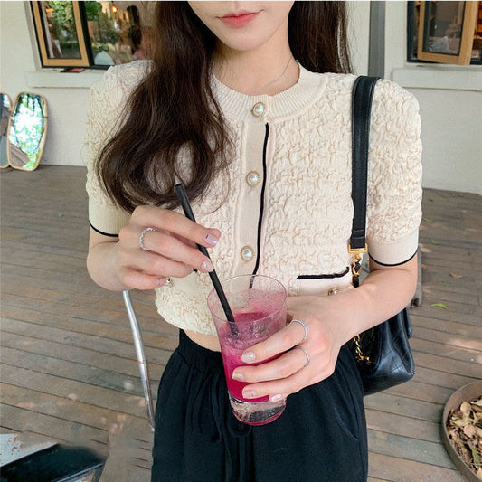 Round Neck Knit Sweater