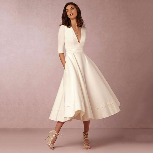 V-neck Dress