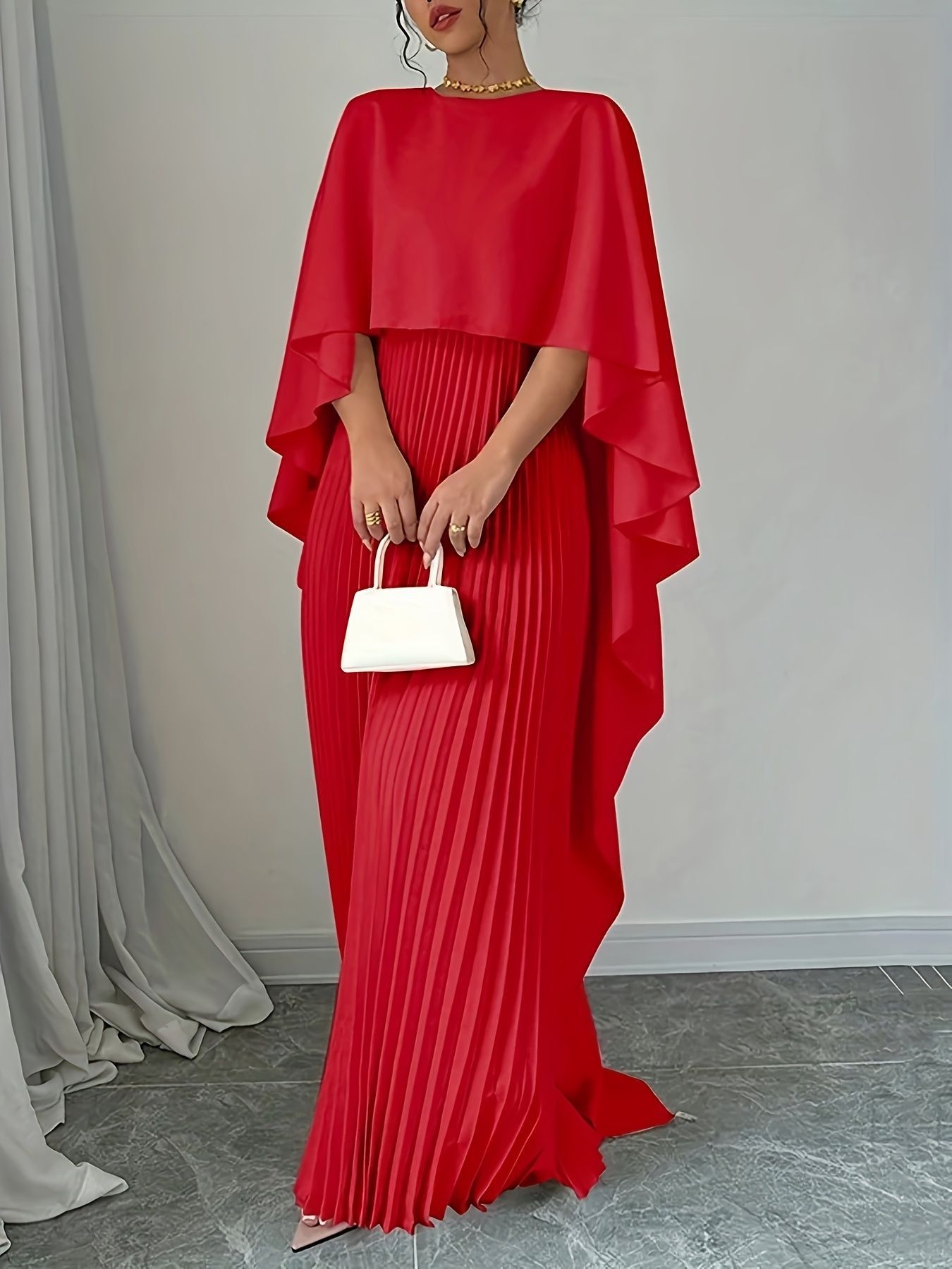 Loose Batwing Sleeve Dress