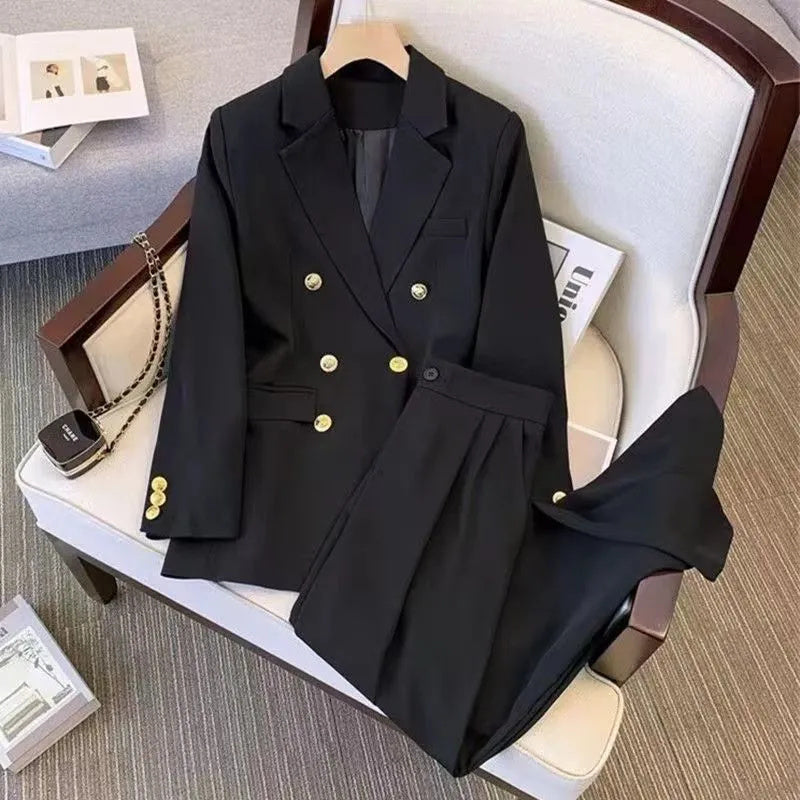 European Buttoned Suit