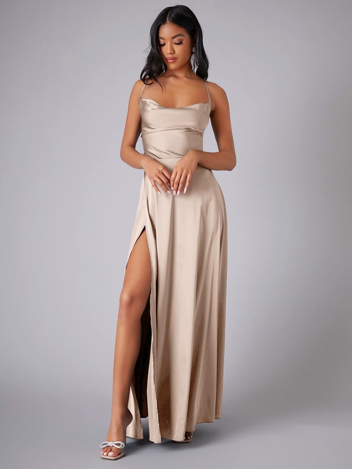Slim Fit Backless Waist-tight Dress