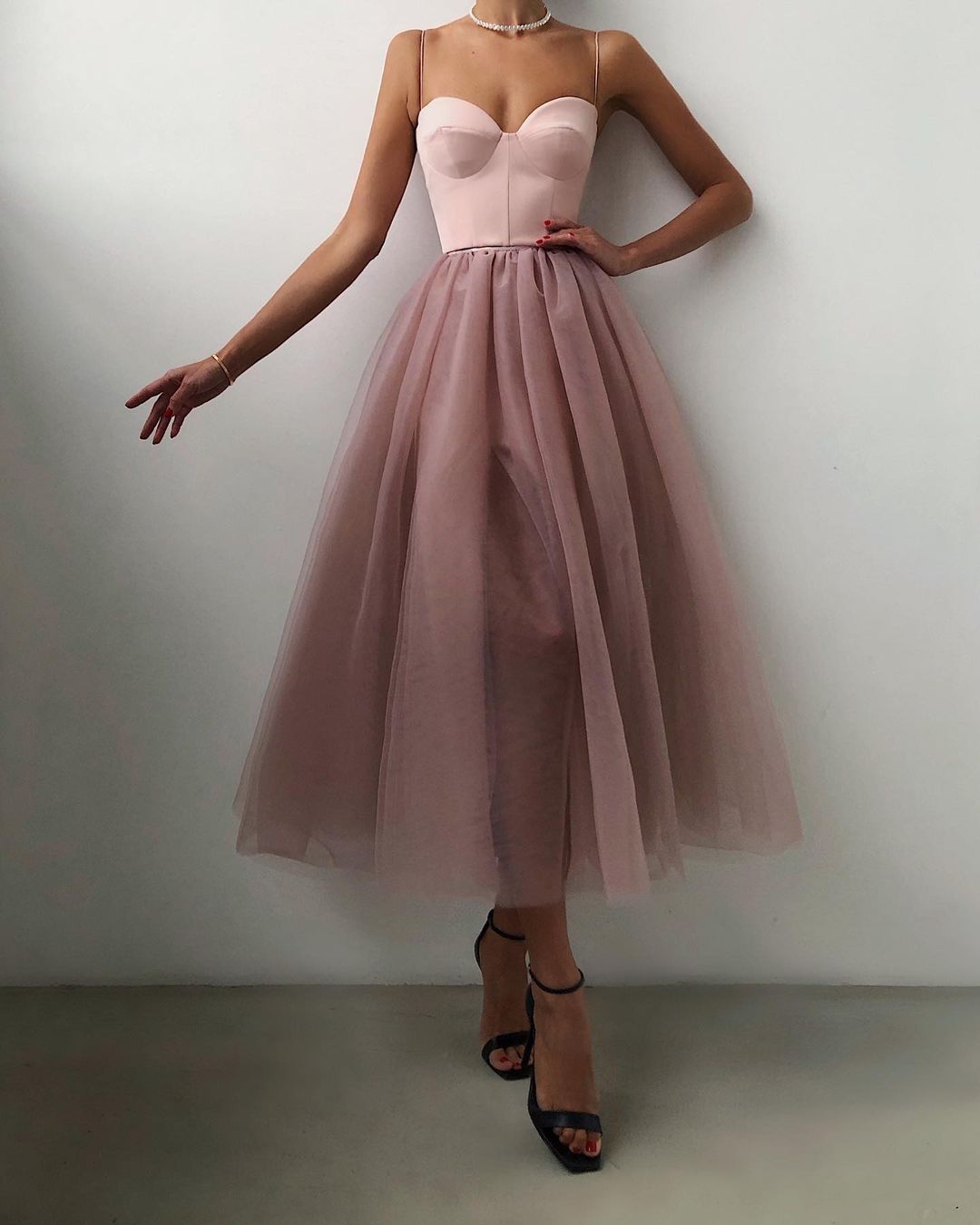 Mesh French Retro dress by M Chic Boutique featuring a vintage-inspired design with delicate details and a feminine silhouette.