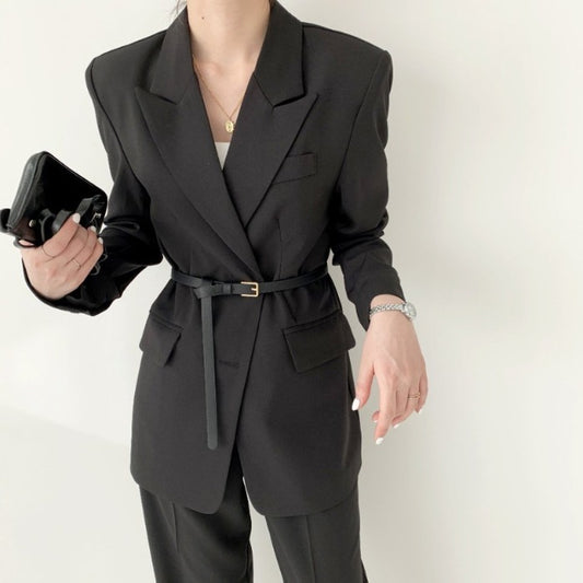 French Suit with Belt