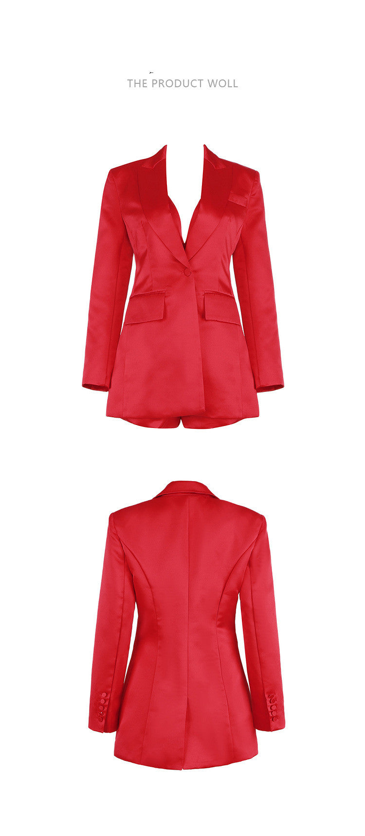 Lapel Three-piece Suit