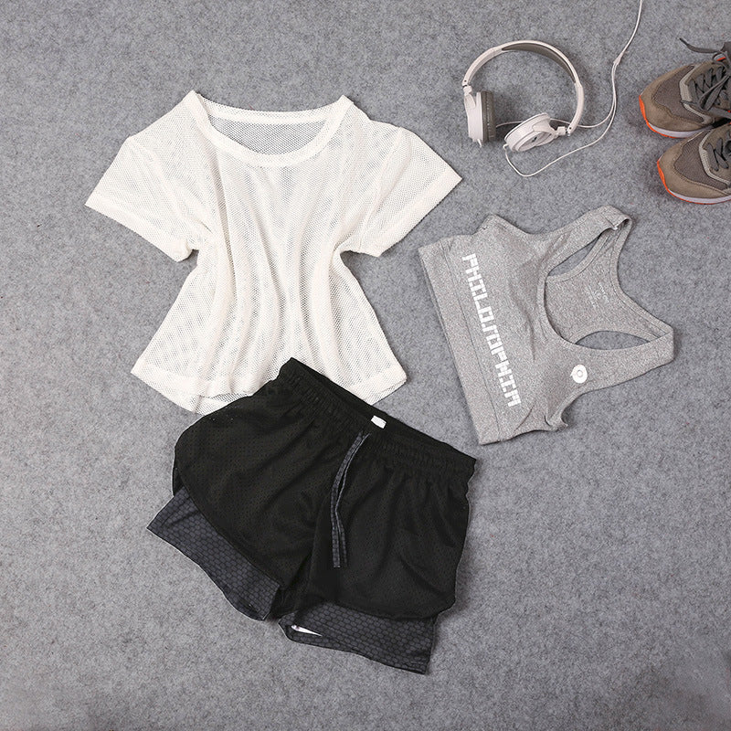 M Chic Boutique fast dry running set featuring lightweight, breathable activewear top and bottoms for athletic comfort.