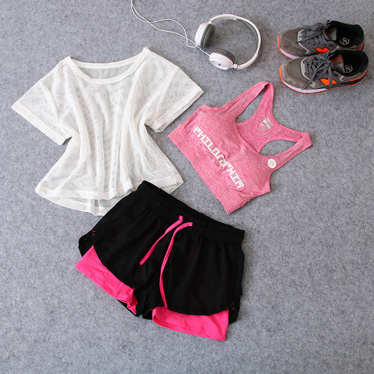 Lightweight M Chic Boutique Fast Dry Running Set in bright activewear with breathable fabric for comfort during exercise