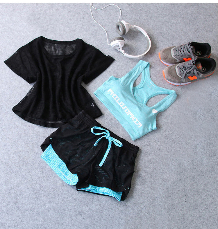 Fast dry running activewear set by M Chic Boutique, includes moisture-wicking top and leggings for athletic comfort.