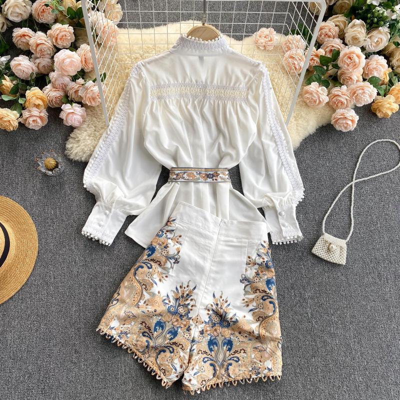 Two-piece French Temperament Suit by M Chic Boutique in a stylish design, showcasing elegant fabric and tailored fit.