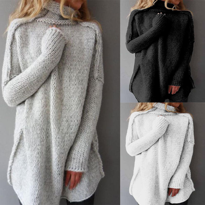 Three-needle Craft Long-sleeved Sweater