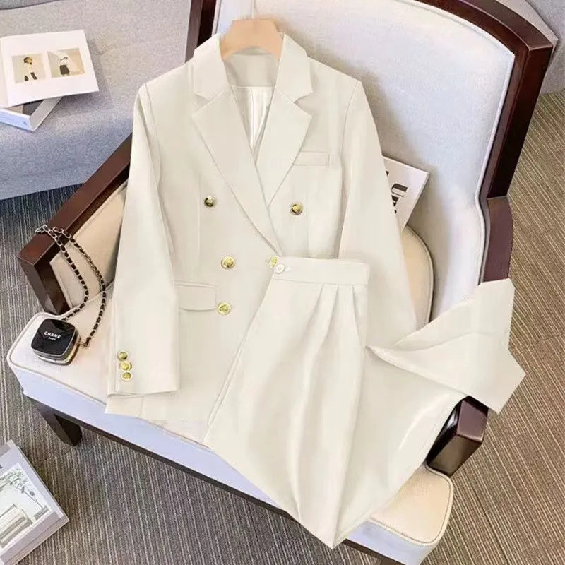 European Buttoned Suit
