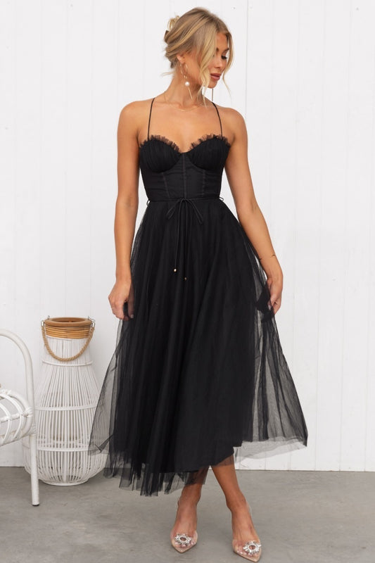 Mesh Evening Dress