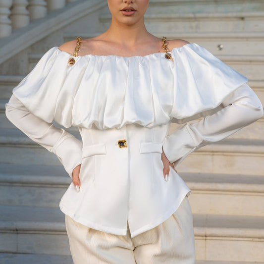Off-shoulder Spaghetti Straps Top