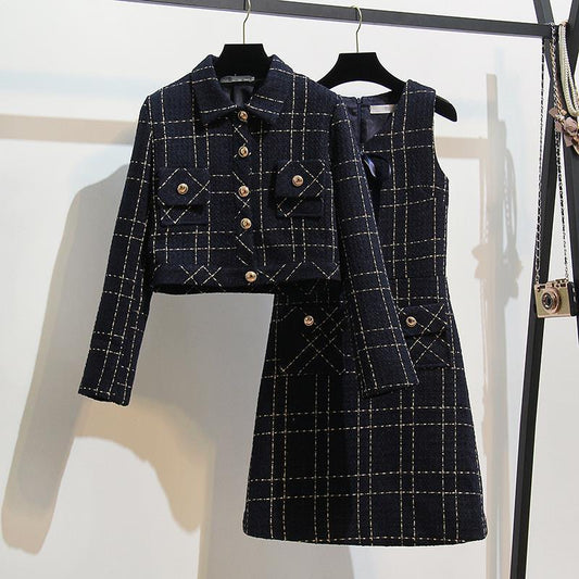 Fashion Socialite Dress Two-piece