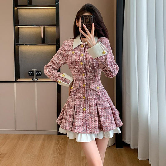 French Classic Coars Dress