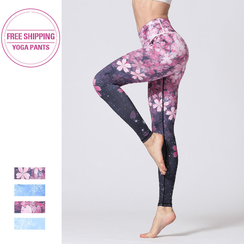 Printed yoga pants