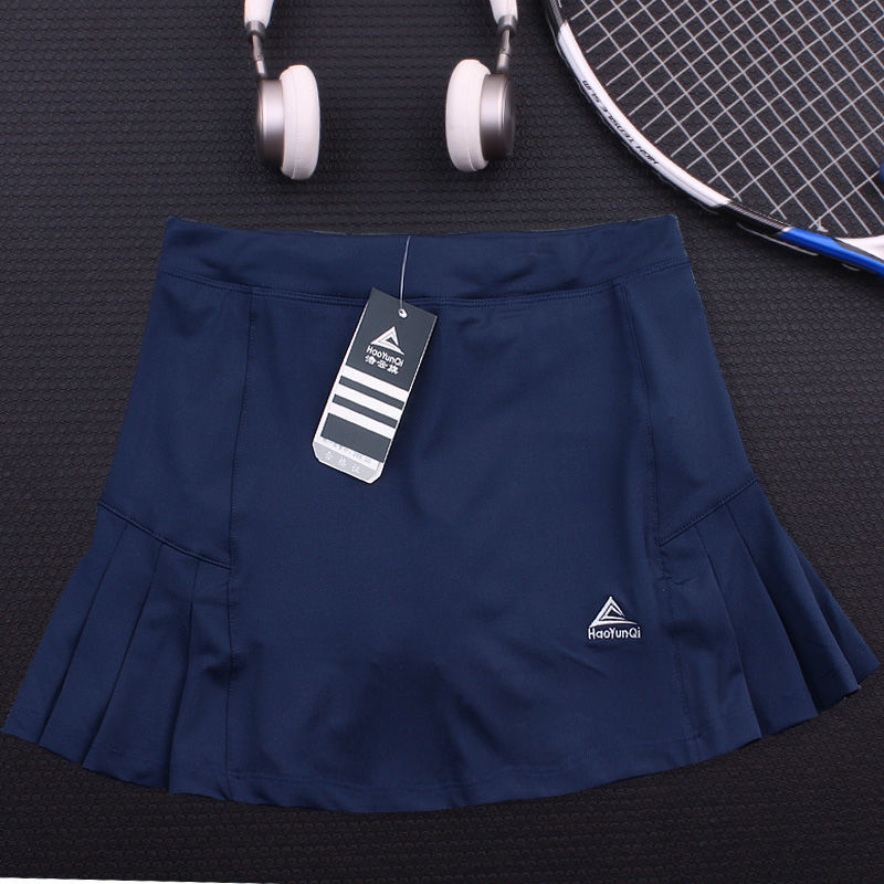 M Chic Boutique quick-drying tennis skirt in lightweight activewear fabric, shown in a stylish athletic design.