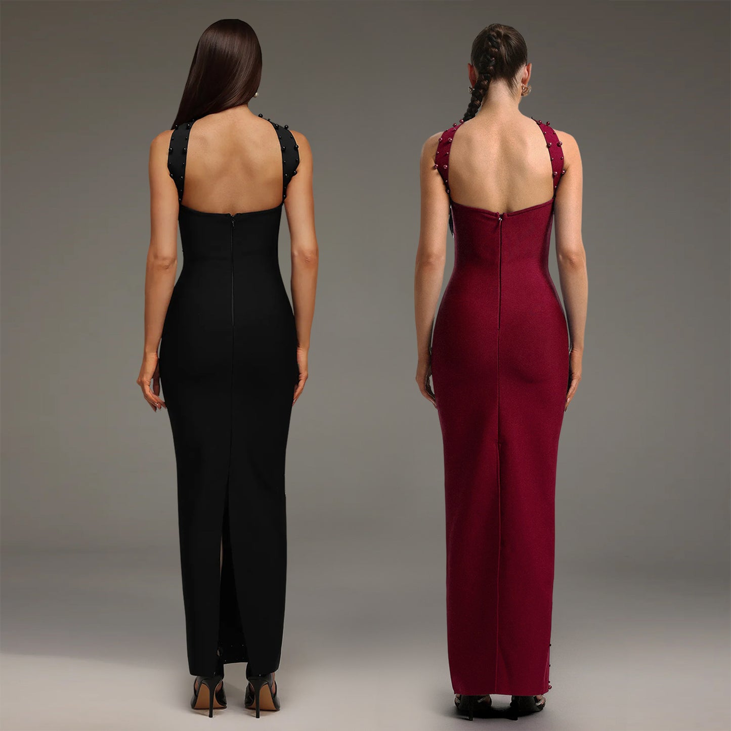 Elegant Beaded Tube Dress - M Chic Boutique