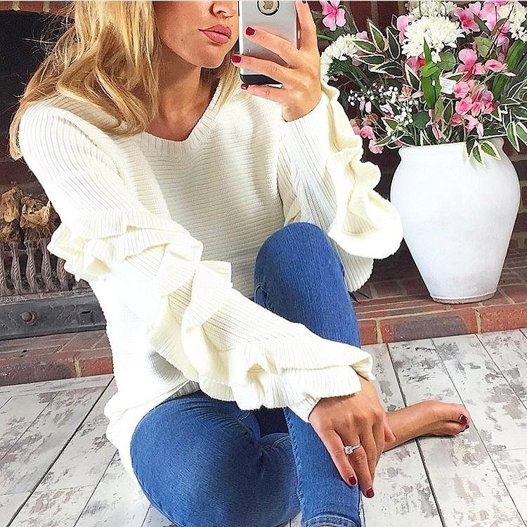 Long Fringe sweater
