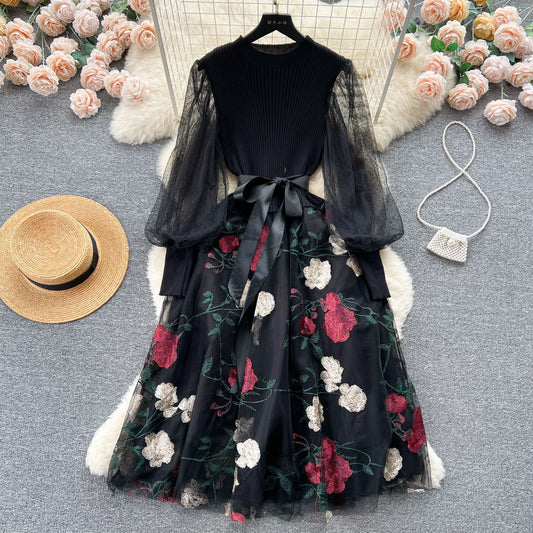 French Entry Lux Socialite Mesh Dress