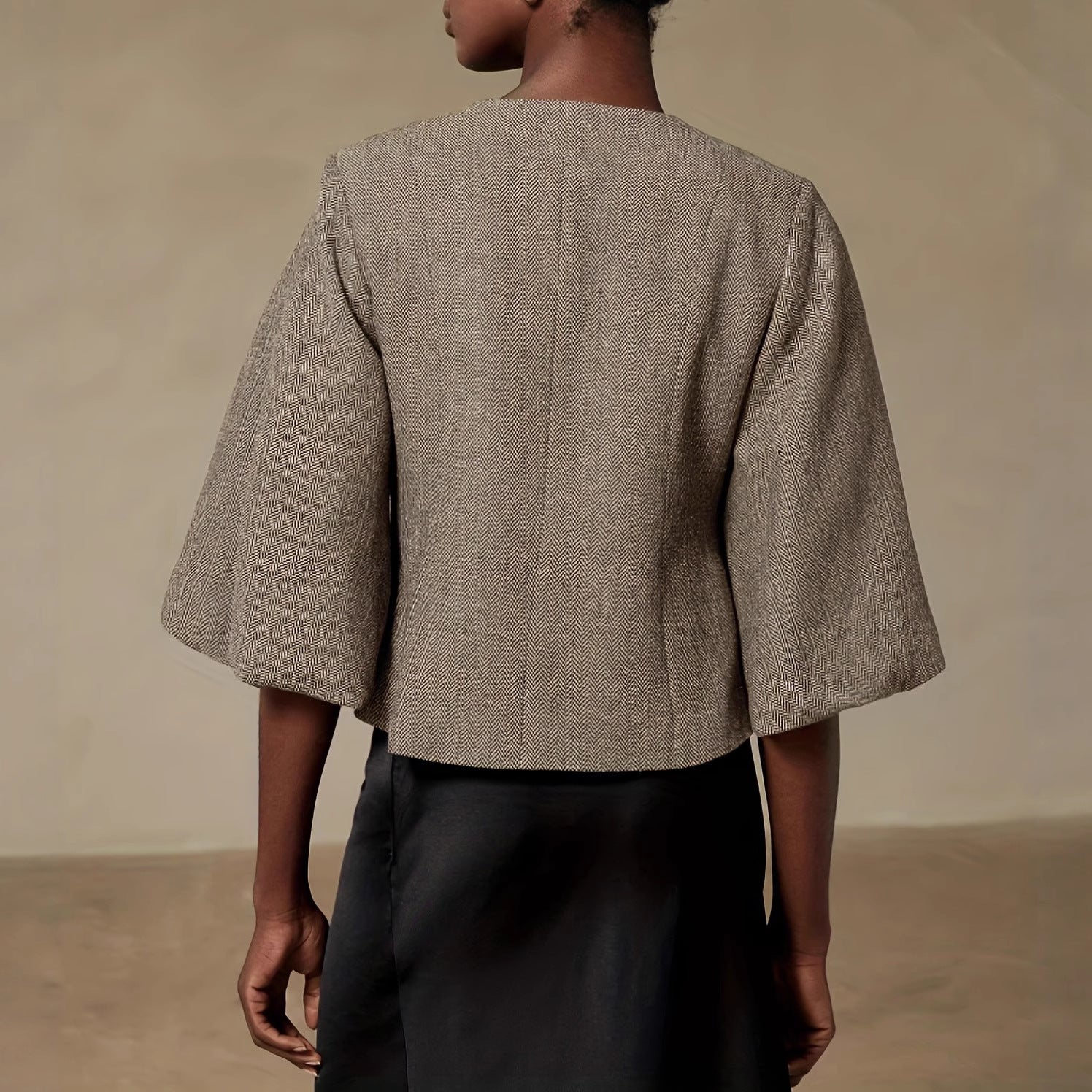 Blazer With Balloon Sleeves - M Chic Boutique