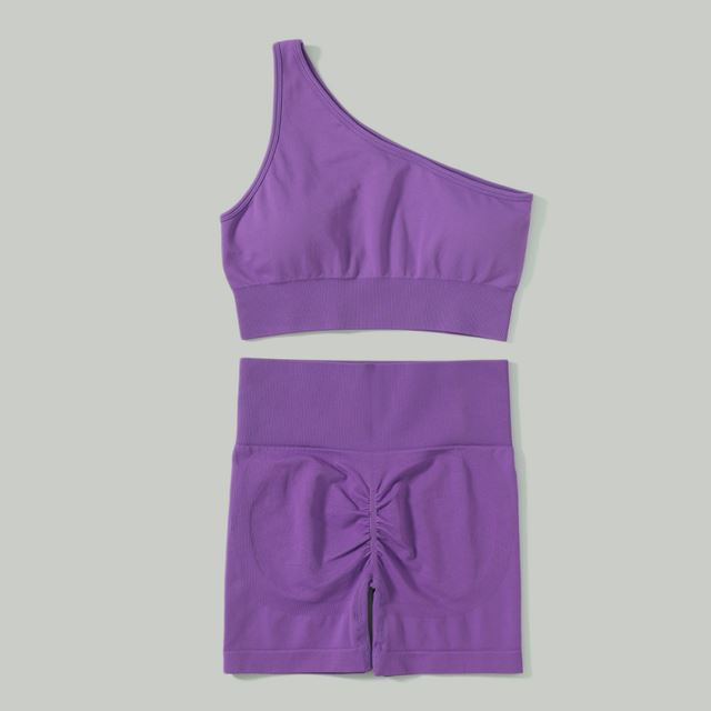 M Chic Boutique sport solid color activewear set with matching top and leggings, designed for comfortable workouts.