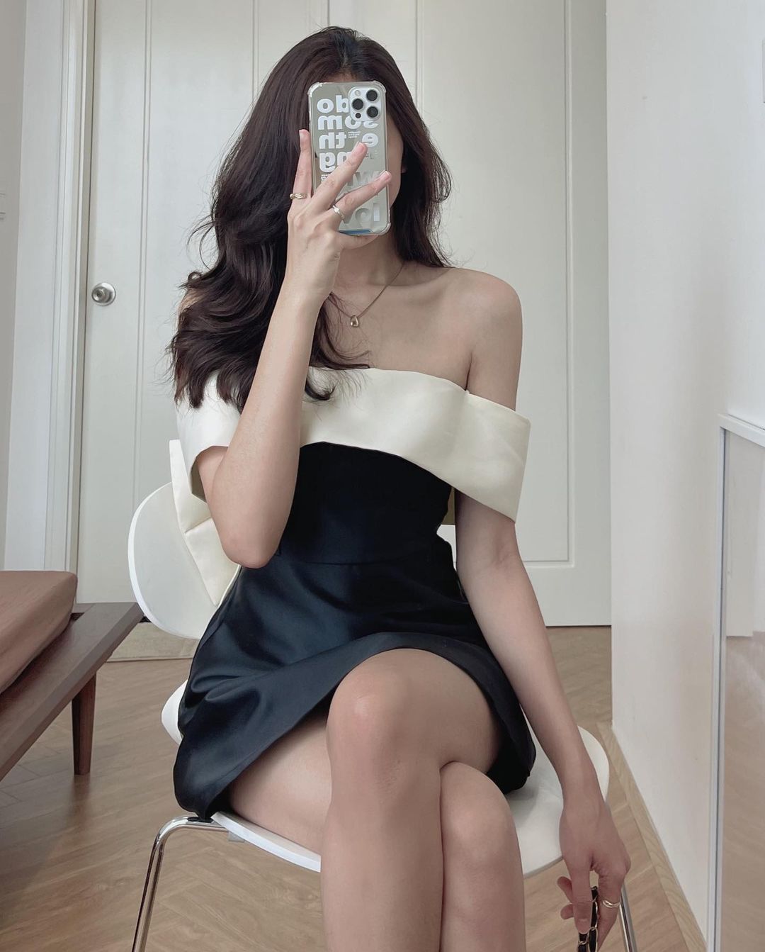 Personality French Style Bow Dress Women