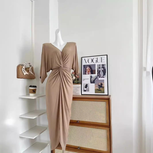 French Elegant Knitted Dress