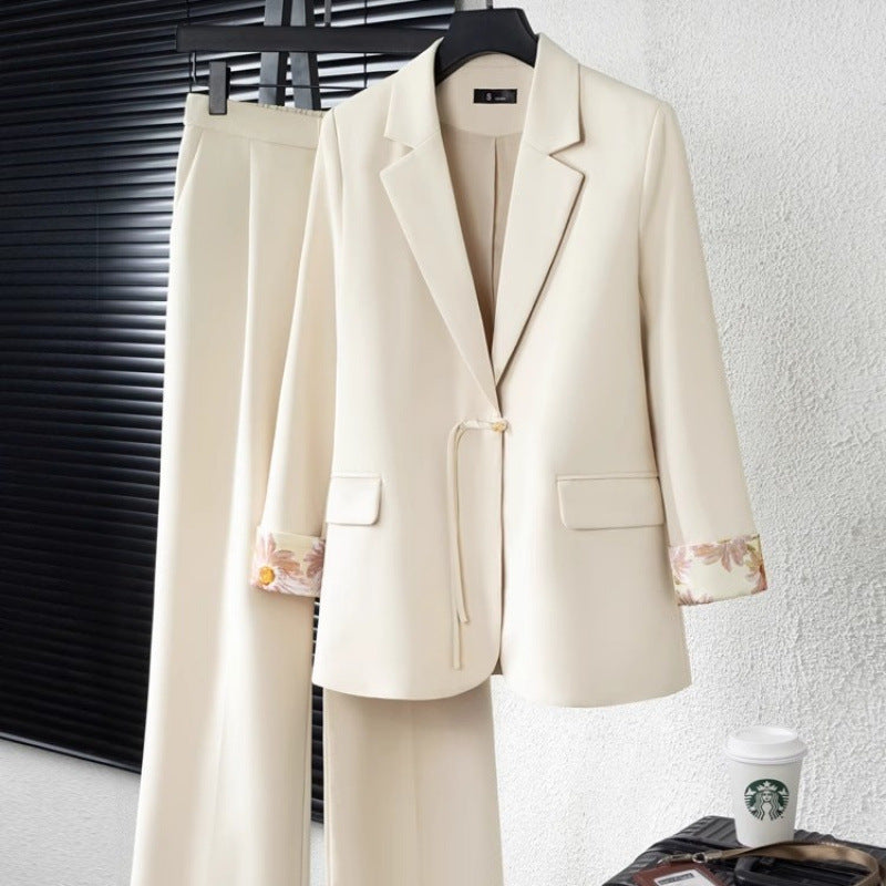 High Waist Trousers Two-piece Suit