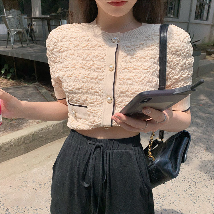 Round Neck Knit Sweater