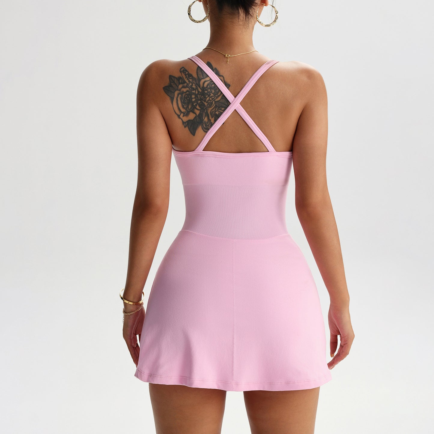 M Chic Boutique one-piece tennis skirt for activewear, shown in a stylish, athletic design perfect for tennis or sports activities.