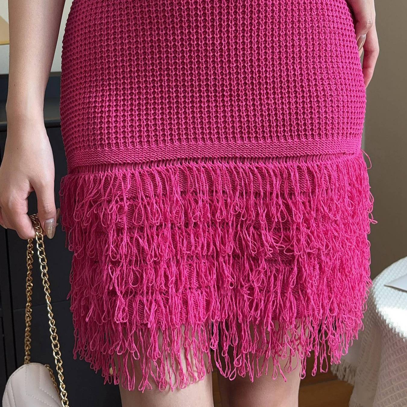 Sleeveless Hollow Dress