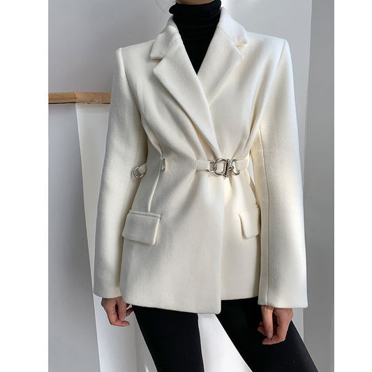 White Woolen Suit