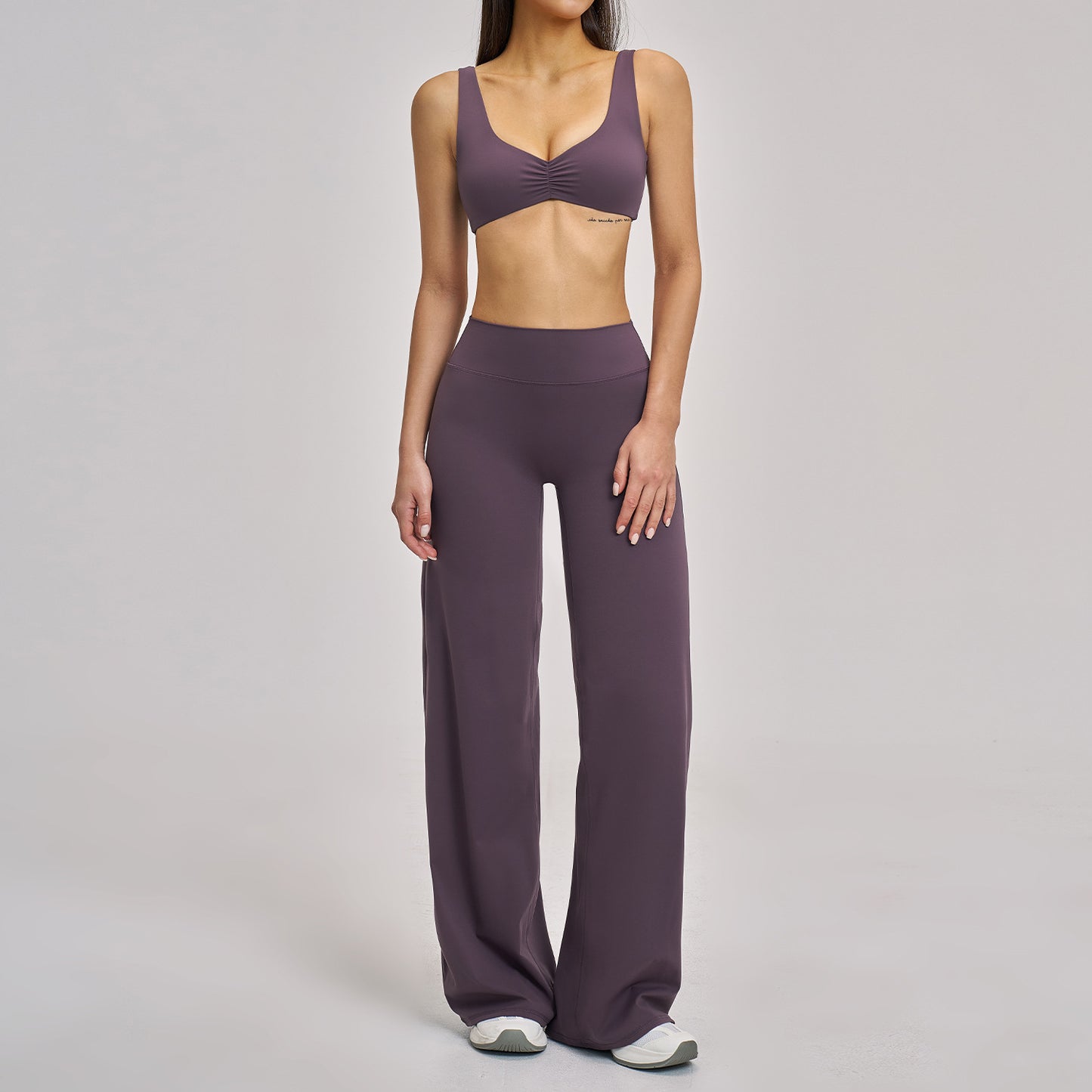 Fleece-lined yoga casual set from M Chic Boutique, featuring comfortable activewear with a cozy, stretchy fit for workouts or lounging.