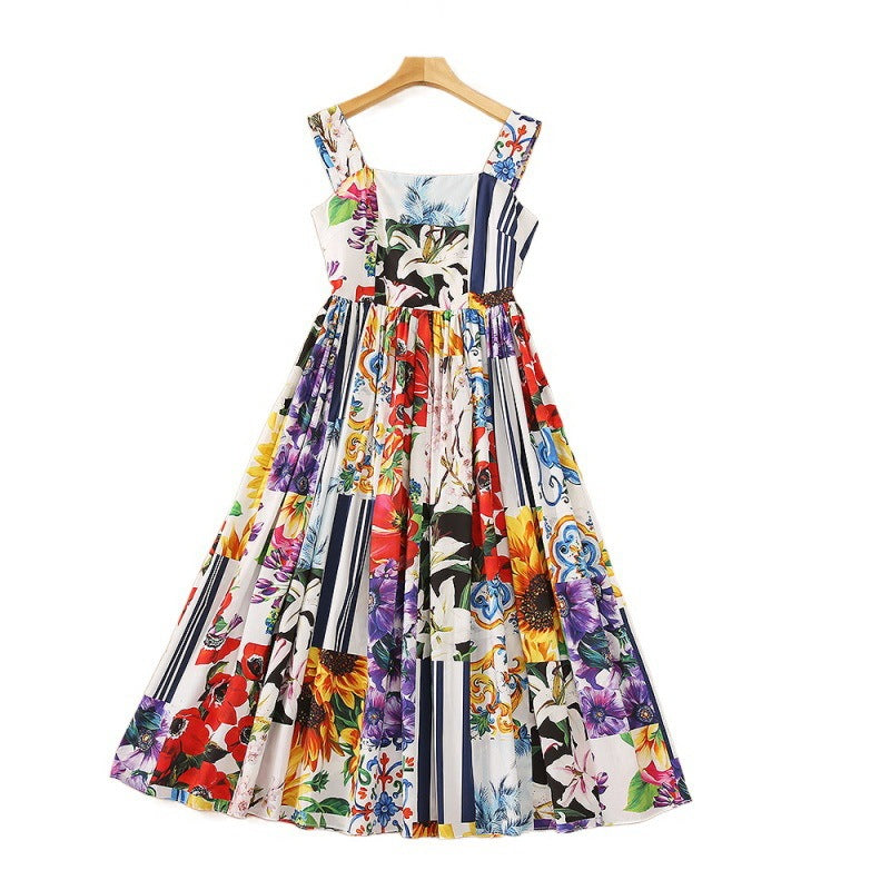 Summer Floral Print Dress