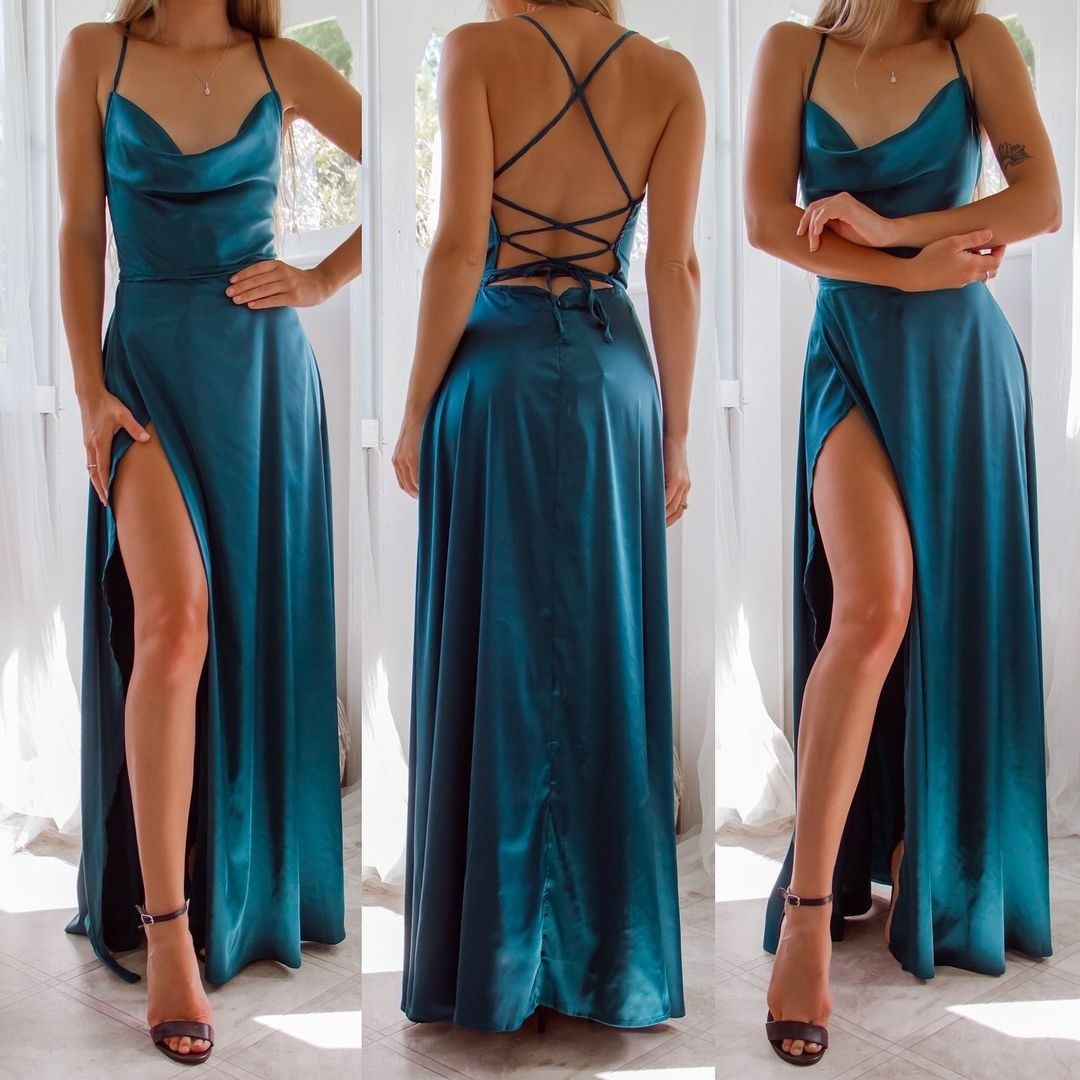 Slim Fit Backless Waist-tight Dress