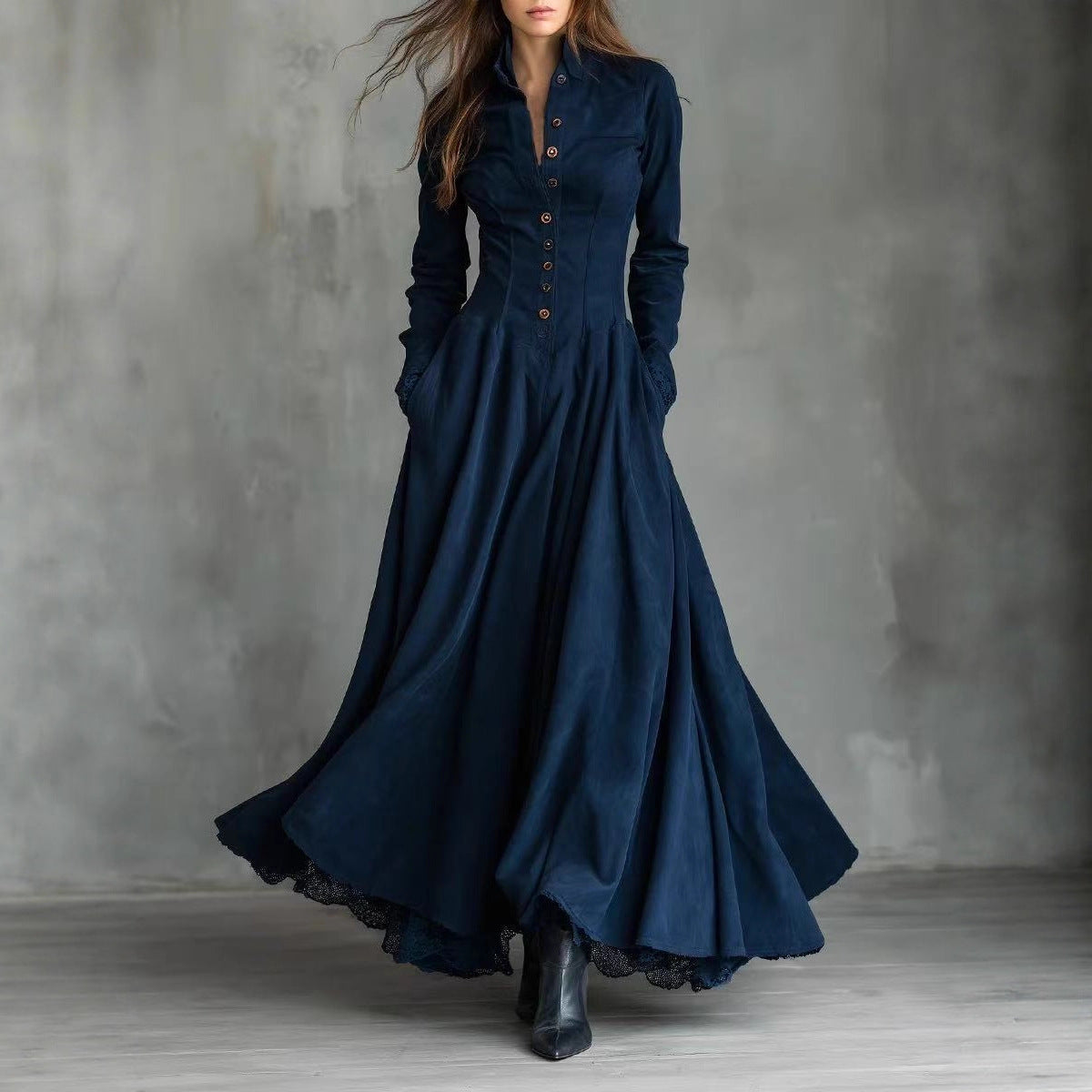 Textured Long Sleeve Dress - M Chic Boutique