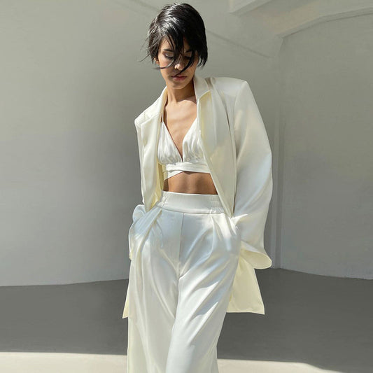 Vest Suit Lace-up