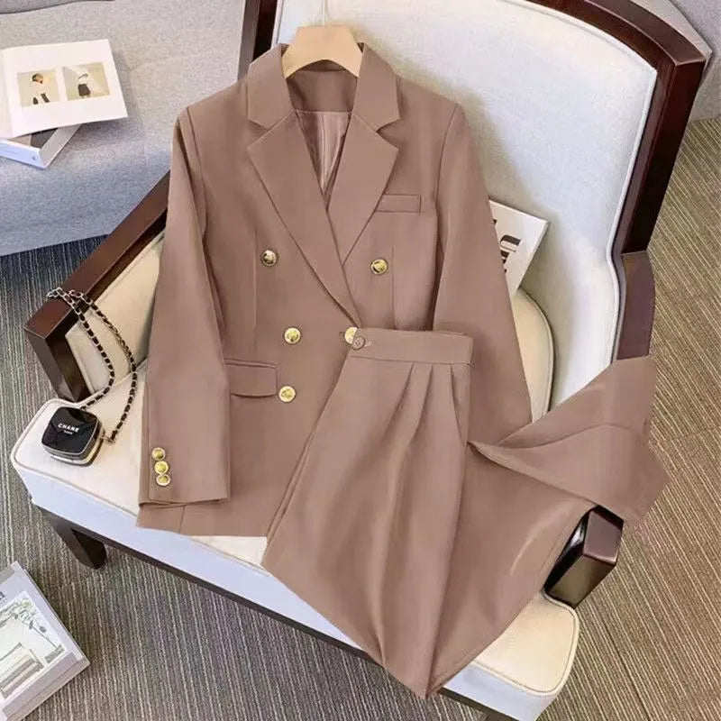 European Buttoned Suit