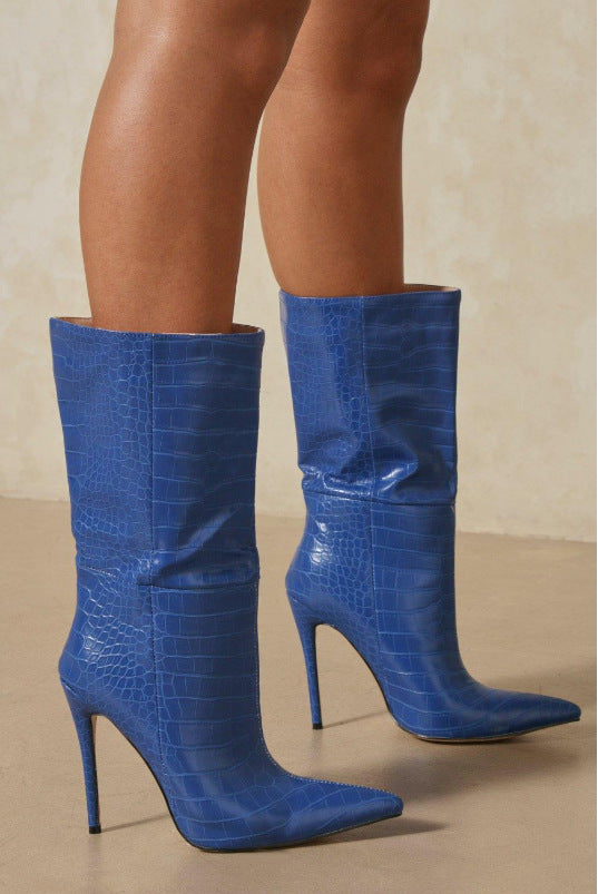 European High Heel Ankle Boots